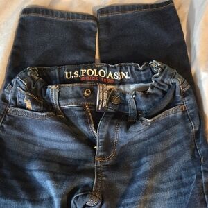 U.S. Polo Assn. Boys Dark Blue Skinny Jeans